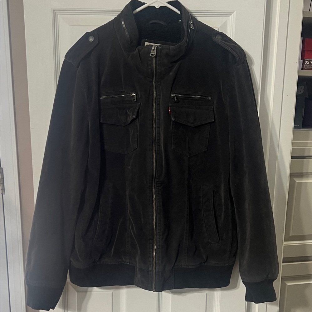 Men's Brown Bomber Jacket